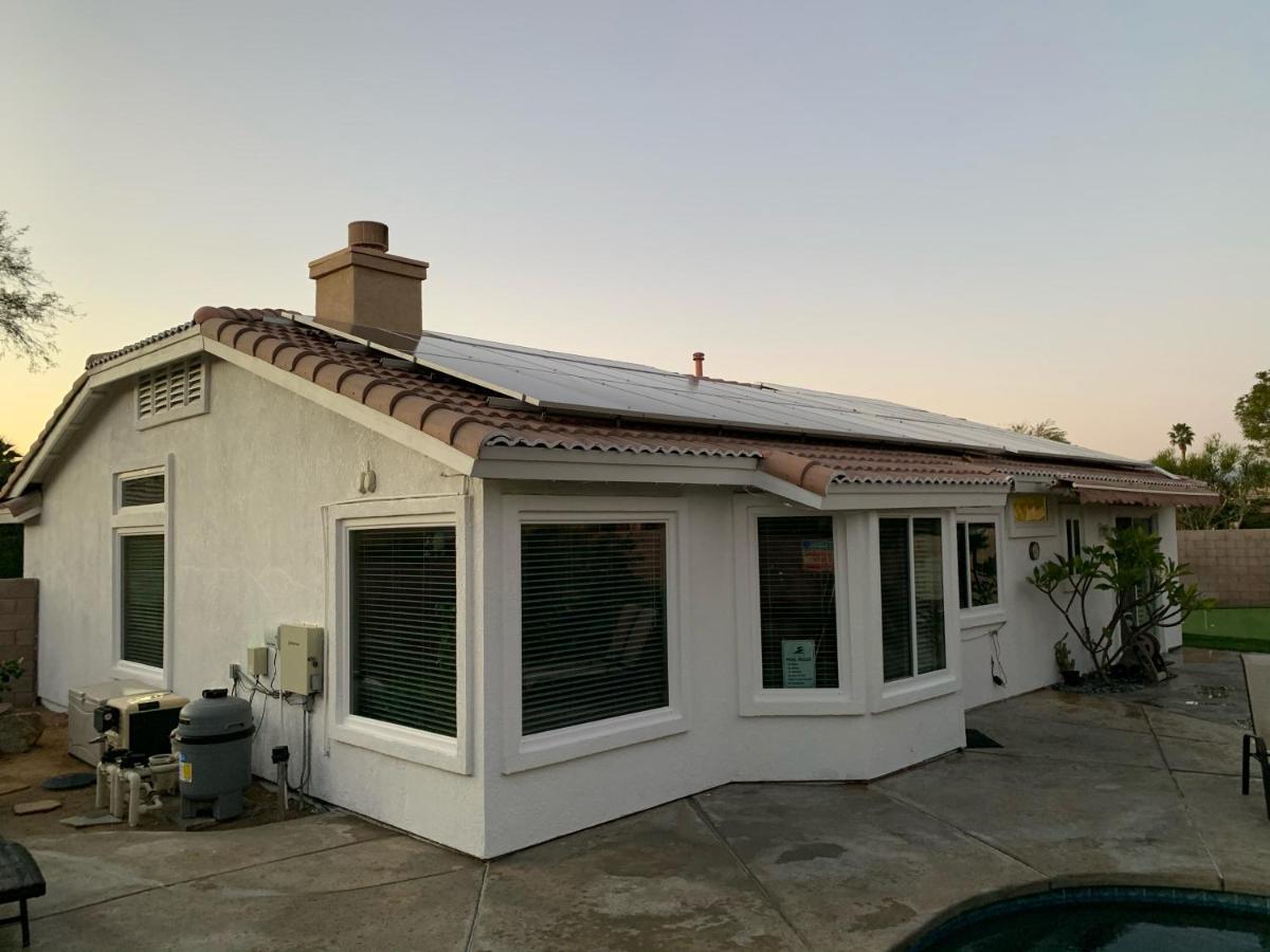 3 Bedroom House With Private Pool, Spa&Golf Course! La Quinta Bagian luar foto